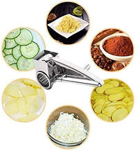 Carica l'immagine nel visualizzatore di Gallery, Grattuggia Formaggio in Acciaio Inox Utensile da Cucina Multifunzione...