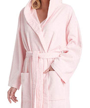 Carica l'immagine nel visualizzatore di Gallery, Astra Accappatoio in Spugna con Cappuccio, per Uomo e Donna, L-XL, Rosa - Ilgrandebazar