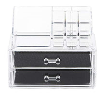 Carica l'immagine nel visualizzatore di Gallery, Ordinare&amp;Co Cosmetic Organizer Blocco 2 Cassetti Trasparente