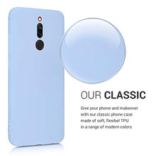 Carica l'immagine nel visualizzatore di Gallery, kwmobile Cover Compatibile con Xiaomi Redmi 8 - Custodia in blu chiaro matt
