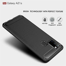 Carica l'immagine nel visualizzatore di Gallery, NUPO - Cover per Samsung Galaxy A21s 2020, in silicone TPU, antigraffio, Nero