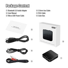 Carica l'immagine nel visualizzatore di Gallery, Trasmettitore Ricevitore Bluetooth 5.0, 2 in 1 Adattatore mini RCA...
