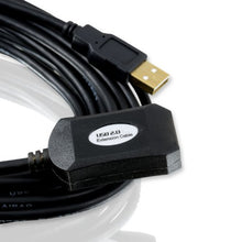 Carica l'immagine nel visualizzatore di Gallery, CSL - 5m USB 2.0 Cavo Repeater - Prolunga Extention Cable A: nero - Ilgrandebazar