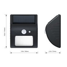Carica l'immagine nel visualizzatore di Gallery, Aglaia Luce Solare Sensore Movimento, 8 LED 2 W con modalità auto, IP65... - Ilgrandebazar