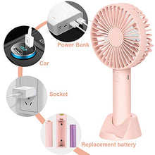 Carica l'immagine nel visualizzatore di Gallery, Mini Ventilatore Flessibile USB Table Desk Personale con Large