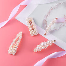 Carica l'immagine nel visualizzatore di Gallery, Lurrose, fermagli per capelli con perle, modello semplice e alla moda,... - Ilgrandebazar