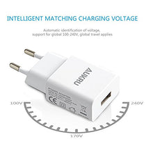 Carica l'immagine nel visualizzatore di Gallery, Aukru Caricabatterie USB da Muro Portatile 5V2A per Smartphone, 1 Adapter - Ilgrandebazar