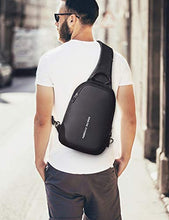 Carica l'immagine nel visualizzatore di Gallery, MARK RYDEN Zaino Monospalla Spalla Sling Bag Borsa a Uomo nero