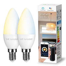 Carica l'immagine nel visualizzatore di Gallery, LE Lampadina LED E14 Intelligente WiFi, Funziona con Alexa e Google Home,... - Ilgrandebazar