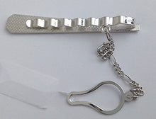 Carica l'immagine nel visualizzatore di Gallery, Fermacravatta In Argento Massiccio 925 Rodiato