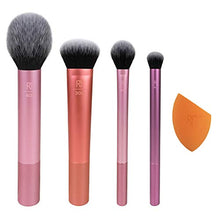 Carica l'immagine nel visualizzatore di Gallery, Real Techniques Everyday Essentials - Set completo di pennelli da trucco per...