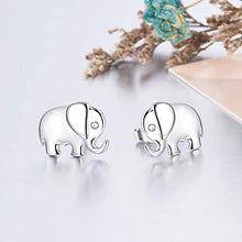Carica l'immagine nel visualizzatore di Gallery, Orecchini di Elefante in Argento Sterling 925 Gioielli per Donne Ragazze