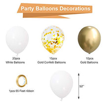 Carica l'immagine nel visualizzatore di Gallery, FYSJ Palloncini Compleanno Coriandoli Oro, 50pcs 12 Pollici Palloncino in...
