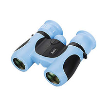 Carica l'immagine nel visualizzatore di Gallery, Fujunkang - Binocolo compatto 8 x 21, per bambini e adulti, Celeste.