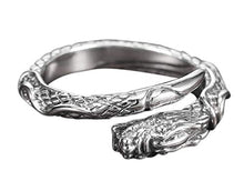 Carica l'immagine nel visualizzatore di Gallery, Drago Anello in argento sterling 925 | regolabile dimensione unisex uomini... - Ilgrandebazar