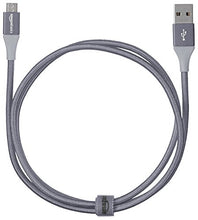 Carica l'immagine nel visualizzatore di Gallery, AmazonBasics - Cavo da USB 2.0 A a micro B, in nylon a 0,9 m, Grigio scuro - Ilgrandebazar