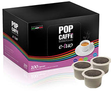 Carica l'immagine nel visualizzatore di Gallery, 100 CAPSULE POP CAFFE' E-TUO 1 INTENSO COMPATIBILI FIOR FIORE, LUI ESPRESSO...