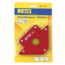 Carica l'immagine nel visualizzatore di Gallery, S&amp;R Supporto Angolare Magnetico I Magnete per saldatura a squadra 45 100 mm