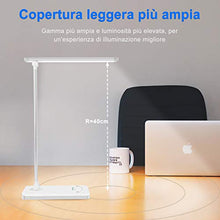 Carica l'immagine nel visualizzatore di Gallery, Lampada da scrivania SEZAC 50LED, lampada tavolo con sensore tattile,...