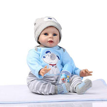 Carica l'immagine nel visualizzatore di Gallery, ZIYIUI 22 Pollici 55 Centimetri Reborn Bambino Bambola Realistico Bambole...