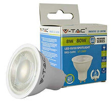 Carica l'immagine nel visualizzatore di Gallery, V-TAC VT-2889 lampada LED 8 W GU10 A+ - Ilgrandebazar