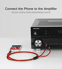 Carica l'immagine nel visualizzatore di Gallery, LinkinPerk Cavo AUX 3,5mm a Doppio 6,35mm,Cavo Jack Mono Stereo 3.5 a 1M