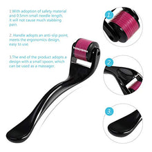 Carica l'immagine nel visualizzatore di Gallery, TinkSky TS5 titanio Micro-ago Roller - 0,5 millimetri 540-aghi 0.5 mm, Nero