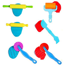Carica l'immagine nel visualizzatore di Gallery, aovowog Utensili per Plastilina 22 Colorati Accessori e a Forme di...