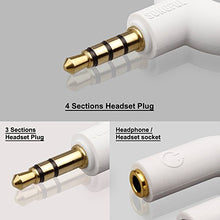 Carica l'immagine nel visualizzatore di Gallery, AFUNTA Auricolare Audio Kit Stereo Splitter, Ferro di U splitter-White