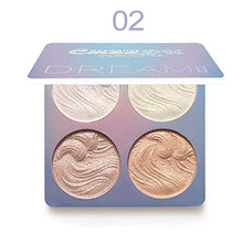 Carica l'immagine nel visualizzatore di Gallery, Shimmer Highlighter Powder Palette,Tavolozza illuminante L'evidenziatore A2 - Ilgrandebazar