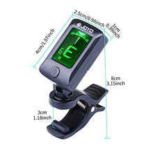 Carica l'immagine nel visualizzatore di Gallery, Accordatore Chitarra Clip Digitale EXJOY Tuner Elettrici di Alta Sensibilità... - Ilgrandebazar