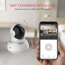 Carica l'immagine nel visualizzatore di Gallery, YI Telecamera Sorveglianza 1080p Interno Ip Camera Wifi Dome Bianca