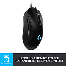 Carica l'immagine nel visualizzatore di Gallery, Logitech G403 HERO 16K, mouse gaming, LIGHTSYNC RGB, leggero 87 g + 10 g...