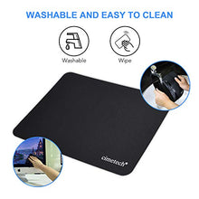 Carica l'immagine nel visualizzatore di Gallery, cimetech Tappetino per Mouse Confortevole Superficie Superfine in Fibra black