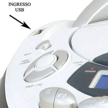 Carica l'immagine nel visualizzatore di Gallery, Majestic AH 2387R MP3 USB - Boom Box Portatile con Lettore CD/Mp3, Ingresso...