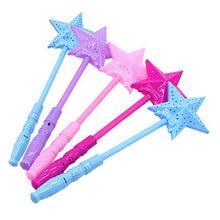 Carica l'immagine nel visualizzatore di Gallery, STOBOK Bacchette magiche Luminose LED Forma Stelle Bacchetta Come mostrato