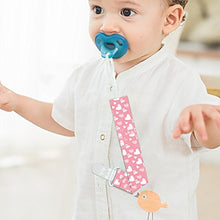 Carica l'immagine nel visualizzatore di Gallery, Ciuccio Clip Baby, Catena Clips in Plastica Infantile, Clipe Ragazze - Ilgrandebazar
