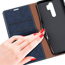 Carica l'immagine nel visualizzatore di Gallery, MOBESV Custodia Xiaomi Redmi Note 8 PRO, Cover a Libro Blu/Aqua - Ilgrandebazar