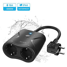 Carica l'immagine nel visualizzatore di Gallery, Presa WiFi da Esterno Impermeabile Teckin 16A 4000W Intelligente...