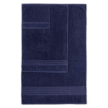 Carica l'immagine nel visualizzatore di Gallery, Dreamscene Bale, Navy, 10 Pezzi Set di Asciugamani da Bagno - Ilgrandebazar