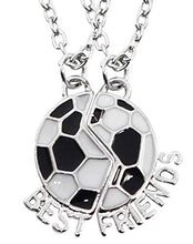 Carica l'immagine nel visualizzatore di Gallery, Due collane Best friends - x 2 - Per 2 - Bambini - pallone da calcio diviso... - Ilgrandebazar
