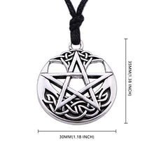 Carica l'immagine nel visualizzatore di Gallery, cooltime Vintage Pentacolo ebraico Talismano Silver-rope Chain - Ilgrandebazar