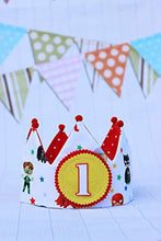 Carica l'immagine nel visualizzatore di Gallery, Corona compleanno supereroi per bambini - Ilgrandebazar