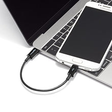 Carica l'immagine nel visualizzatore di Gallery, AmazonBasics - Cavo USB-C a Micro B 2.0, 15,2 cm, colore nero Nero - Ilgrandebazar
