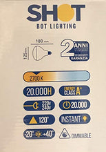 Carica l'immagine nel visualizzatore di Gallery, Bot Lighting Shot Lampadina LED Per Parentesi Flos E27 R125 1055lm 11W E27... - Ilgrandebazar