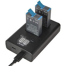 Carica l'immagine nel visualizzatore di Gallery, DSTE 2x SPCC1B Ricambio Batteria + Caricatore doppio USB con display LCD...
