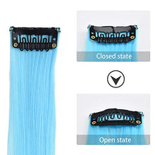 Carica l'immagine nel visualizzatore di Gallery, Cizen 24pz Extension Capelli Colorati Clip, Ciocche Colorate per in... - Ilgrandebazar