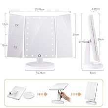 Carica l'immagine nel visualizzatore di Gallery, HAMSWAN Specchio Trucco, Ingranditore da Trucco con 21 Bianco 21LEDs - Ilgrandebazar