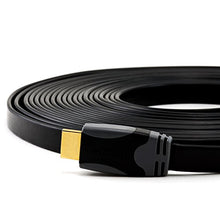 Carica l'immagine nel visualizzatore di Gallery, CSL - Cavo HDMI Piatto da 10m Metri ultrapiatto High-End 1.4a con Ethernet...