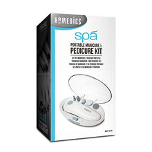 Carica l'immagine nel visualizzatore di Gallery, Homedics Manicure e Pedicure Portatile con 5 Accessori Professionali e 2... - Ilgrandebazar